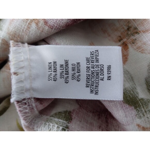 Vintage Casual Corner Annex Petite Sleeveless Linen Rayon Dress Women Size 8 - Picture 8 of 13